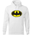 Mikina BATMAN logo s kapucňou