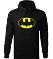 Mikina BATMAN logo s kapucňou