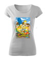 Dámske tričko THE SIMPSONS rodinka