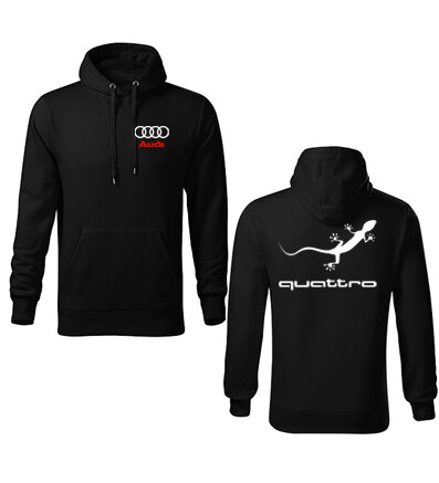 Mikina AUDI quattro s kapucňou 2