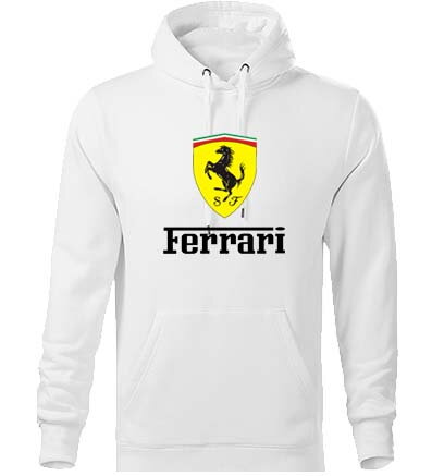 Mikina FERRARI s kapucňou