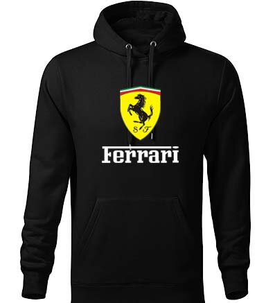 Mikina FERRARI s kapucňou