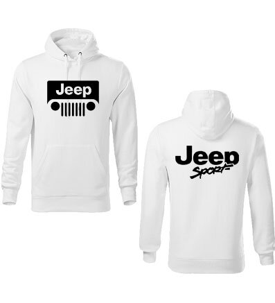 Mikina JEEP sport s kapucňou