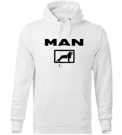 Mikina MAN s kapucňou