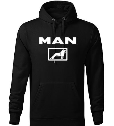 Mikina MAN s kapucňou