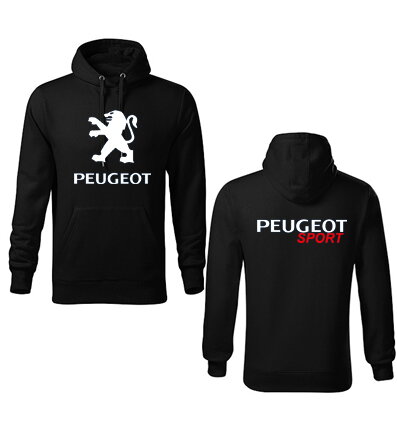 Mikina PEUGEOT sport s kapucňou