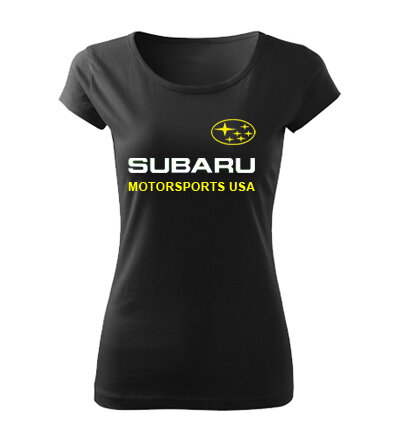 Dámske tričko SUBARU motorsports usa