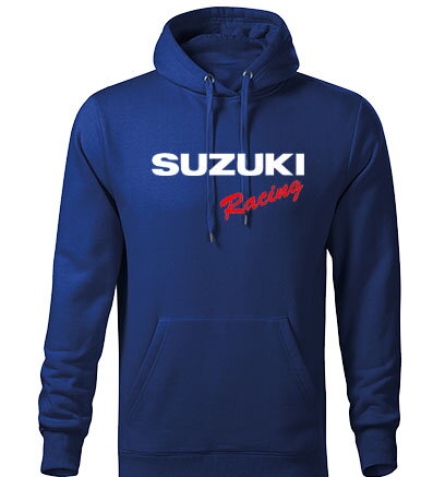 Mikina SUZUKI racing s kapucňou