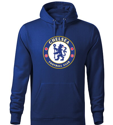Mikina FC CHELSEA s kapucňou