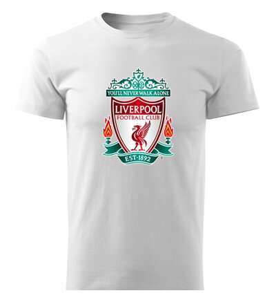 Tričko LIVERPOOL logo, biele
