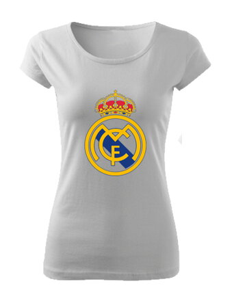 Dámske tričko REAL MADRID, biele