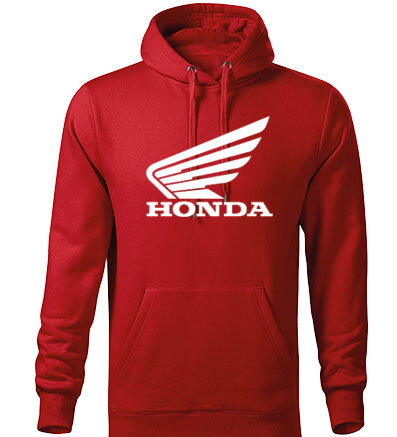 Mikina HONDA moto s kapucňou
