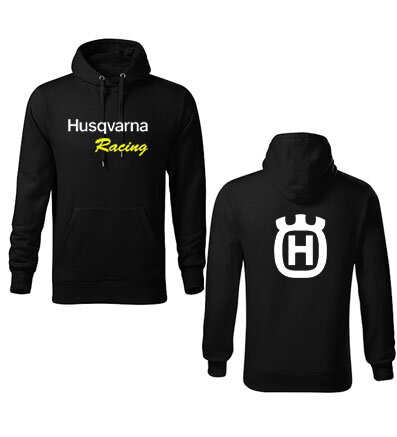 Mikina HUSQVARNA racing s kapucňou