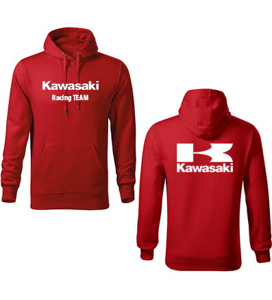 Mikina KAWASAKI racing s kapucňou