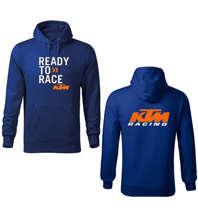 Mikina READY TO RACE KTM s kapucňou