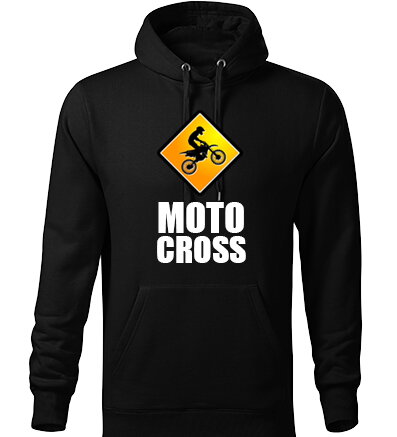 Mikina s kapucňou MOTOCROSS