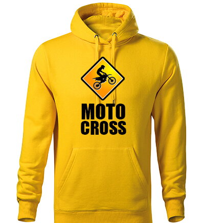 Mikina s kapucňou MOTOCROSS