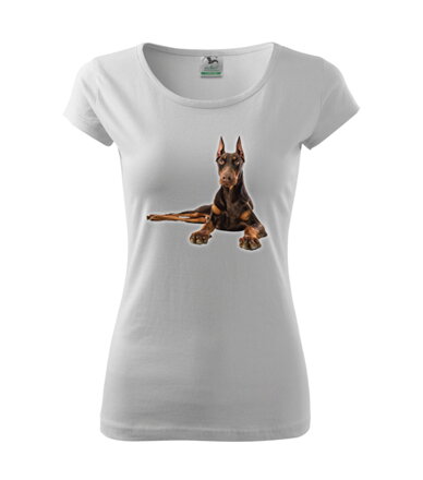 Dámske tričko Doberman 02
