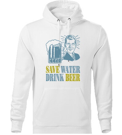 Mikina s kapucňou PIVO
