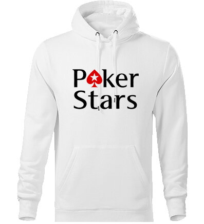 Mikina POKER STARS 2 s kapucňou