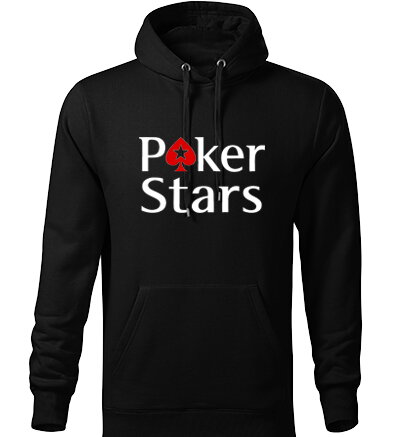 Mikina POKER STARS 2 s kapucňou