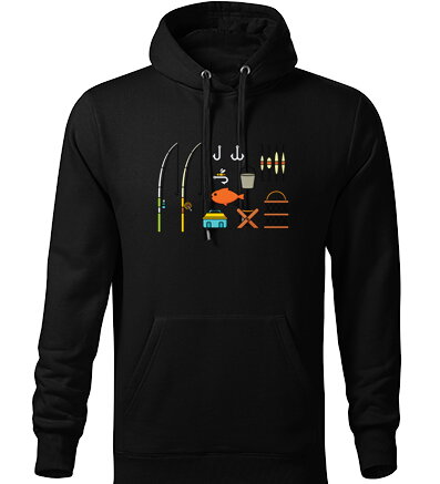 Mikina s kapucňou RYBÁR 3