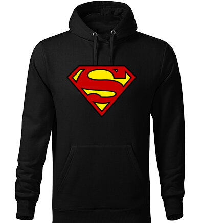Mikina SUPERMAN s kapucňou