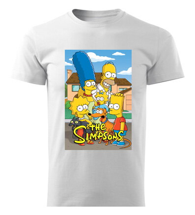 Tričko THE SIMPSONS rodinka