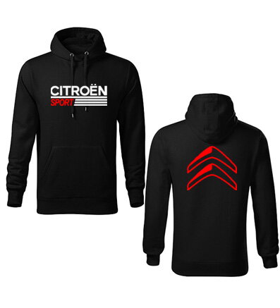 Mikina CITROEN sport s kapucňou Mikina CITROEN sport s kapucňou