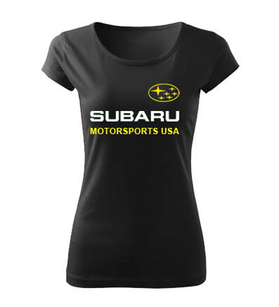 Dámske tričko SUBARU motorsports usa
