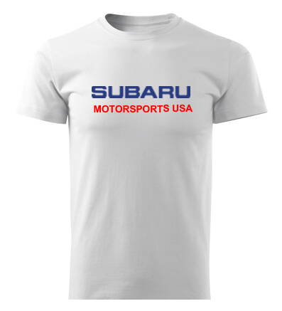 Tričko SUBARU, biele