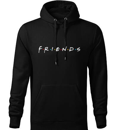Mikina FRIENDS s kapucňou