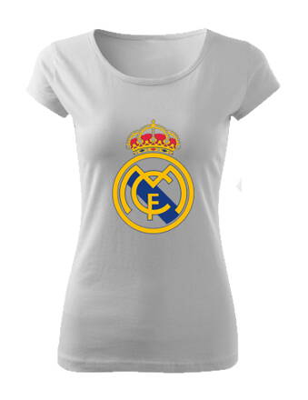 Dámske tričko REAL MADRID, biele