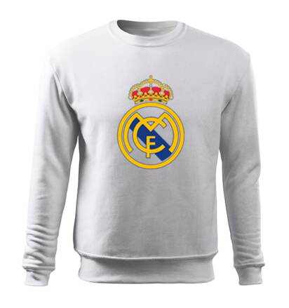 Mikina REAL MADRID klasik, biela
