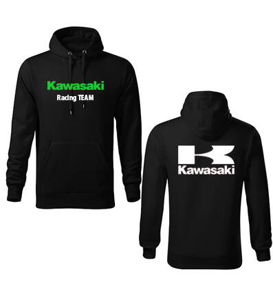 Mikina KAWASAKI racing s kapucňou