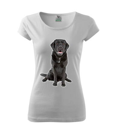 Dámske tričko Labrador čierný 