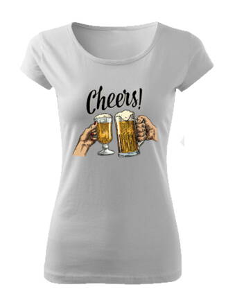 Dámske tričko PIVO Cheers!