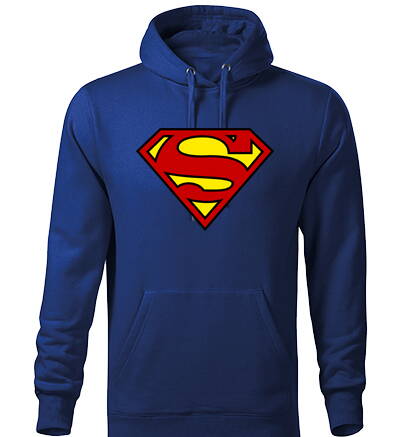 Mikina SUPERMAN s kapucňou