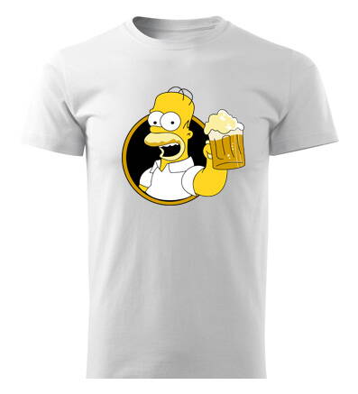 Tričko THE SIMPSONS HOMMER pivo 2