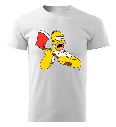 Tričko THE SIMPSONS HOMMER sekera